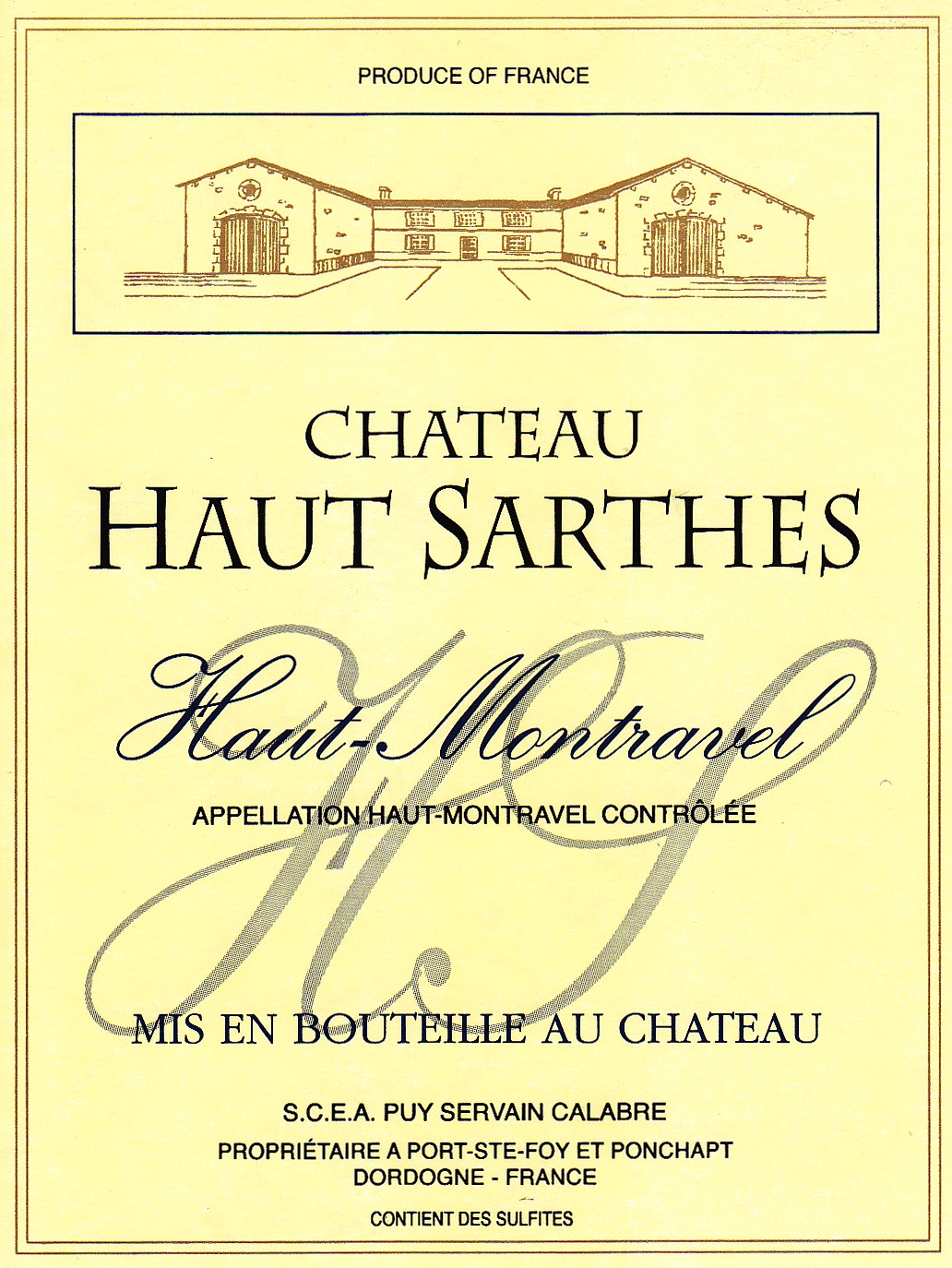 Château Haut-Sarthes Haut Montravel