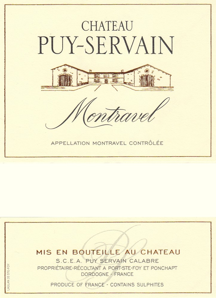 Château Puy Servain Montravel